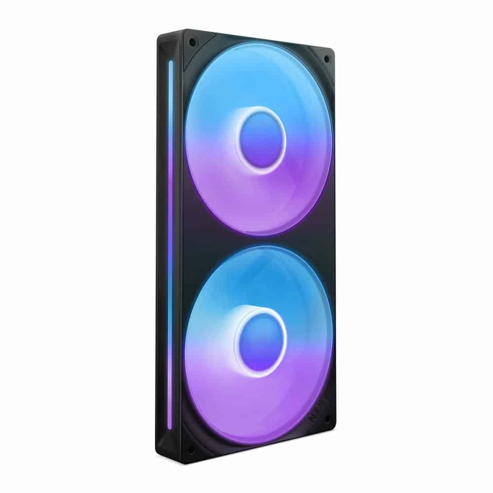 NZXT F240 RGB Core 240mm PWM Uni-body Fan Black